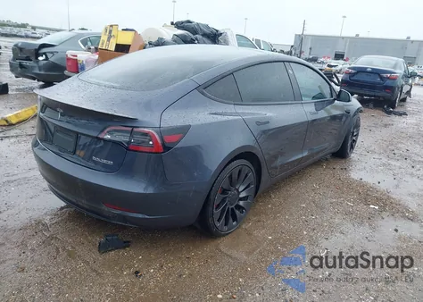 2021 Tesla Model 3 Performance Dual Motor All-Wheel Drive из США, поврежденный, VIN 5YJ3E1EC3MF028289